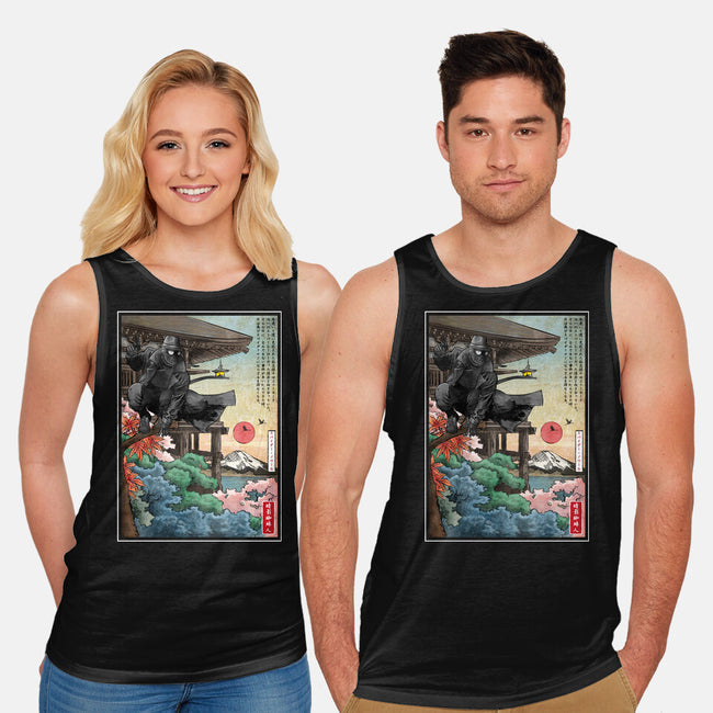 The Spider In Japan-Unisex-Basic-Tank-DrMonekers