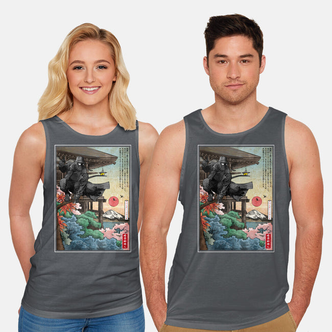 The Spider In Japan-Unisex-Basic-Tank-DrMonekers