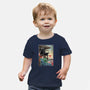 The Spider In Japan-Baby-Basic-Tee-DrMonekers