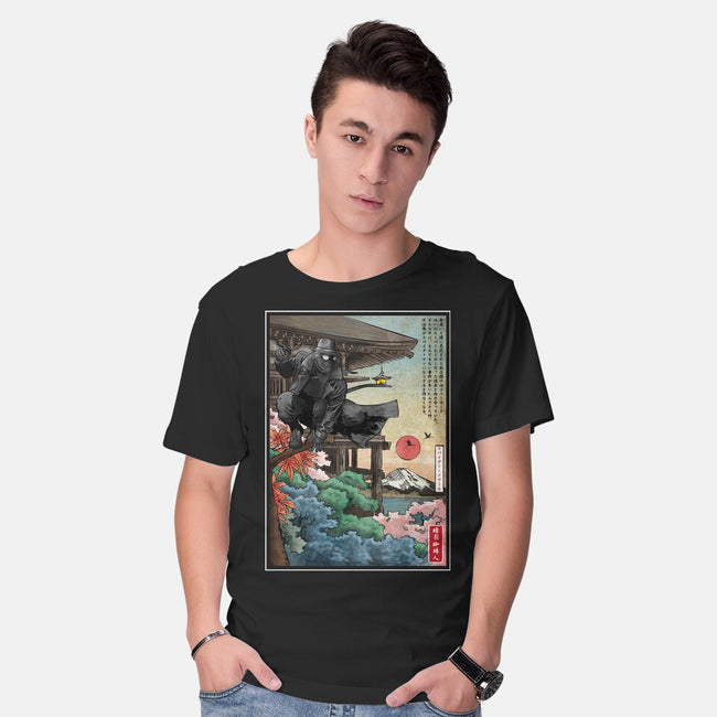 The Spider In Japan-Mens-Basic-Tee-DrMonekers