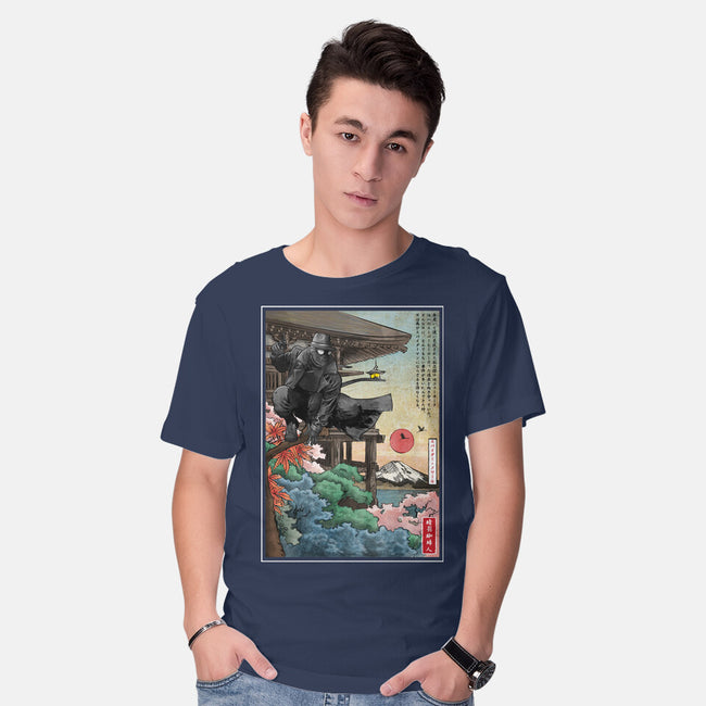 The Spider In Japan-Mens-Basic-Tee-DrMonekers