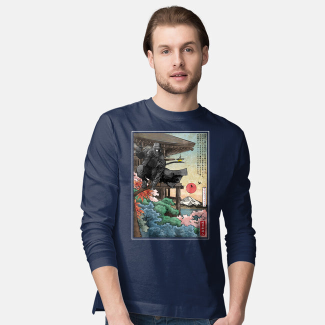 The Spider In Japan-Mens-Long Sleeved-Tee-DrMonekers