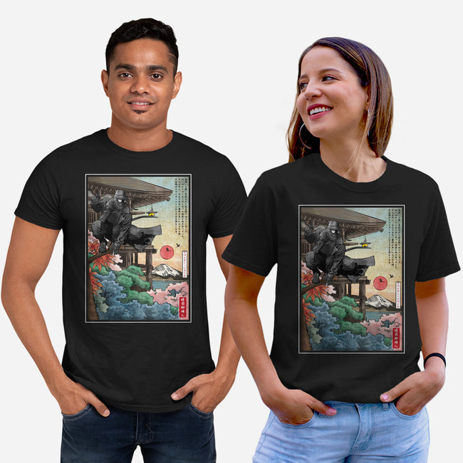 The Spider In Japan-Unisex-Basic-Tee-DrMonekers