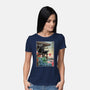 The Spider In Japan-Womens-Basic-Tee-DrMonekers