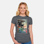 The Spider In Japan-Womens-Fitted-Tee-DrMonekers