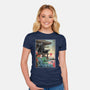 The Spider In Japan-Womens-Fitted-Tee-DrMonekers