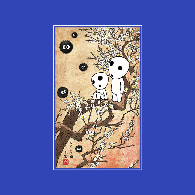 Tree Spirits Meet The Soot Sprites-Womens-Fitted-Tee-DrMonekers