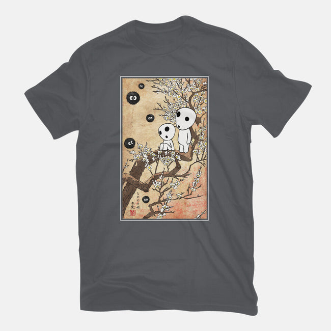 Tree Spirits Meet The Soot Sprites-Mens-Heavyweight-Tee-DrMonekers