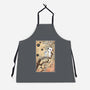 Tree Spirits Meet The Soot Sprites-Unisex-Kitchen-Apron-DrMonekers