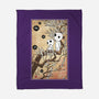 Tree Spirits Meet The Soot Sprites-None-Fleece-Blanket-DrMonekers