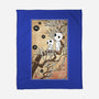 Tree Spirits Meet The Soot Sprites-None-Fleece-Blanket-DrMonekers
