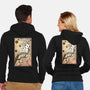 Tree Spirits Meet The Soot Sprites-Unisex-Zip-Up-Sweatshirt-DrMonekers