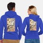 Tree Spirits Meet The Soot Sprites-Unisex-Zip-Up-Sweatshirt-DrMonekers