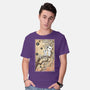 Tree Spirits Meet The Soot Sprites-Mens-Basic-Tee-DrMonekers