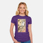 Tree Spirits Meet The Soot Sprites-Womens-Fitted-Tee-DrMonekers