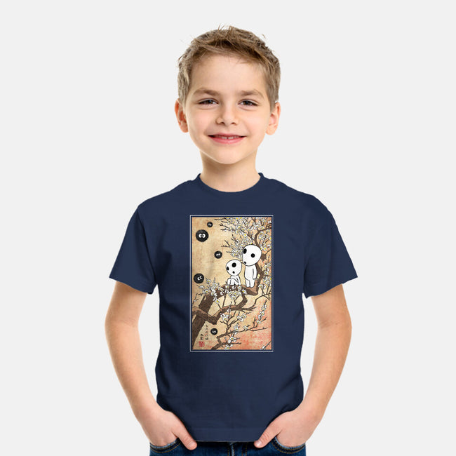 Tree Spirits Meet The Soot Sprites-Youth-Basic-Tee-DrMonekers