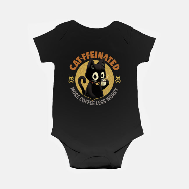 More Coffees Less Worry-Baby-Basic-Onesie-Angoes25