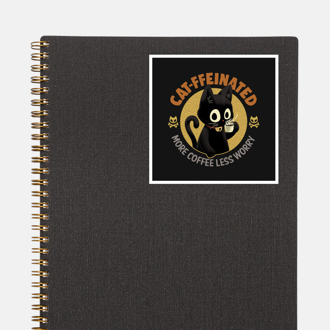 More Coffees Less Worry-None-Glossy-Sticker-Angoes25