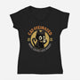 More Coffees Less Worry-Womens-V-Neck-Tee-Angoes25