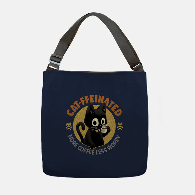 More Coffees Less Worry-None-Adjustable Tote-Bag-Angoes25