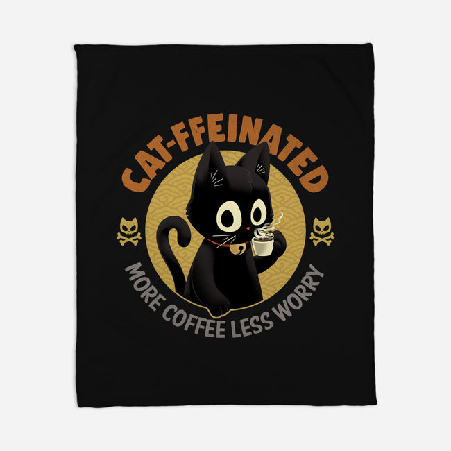 More Coffees Less Worry-None-Fleece-Blanket-Angoes25