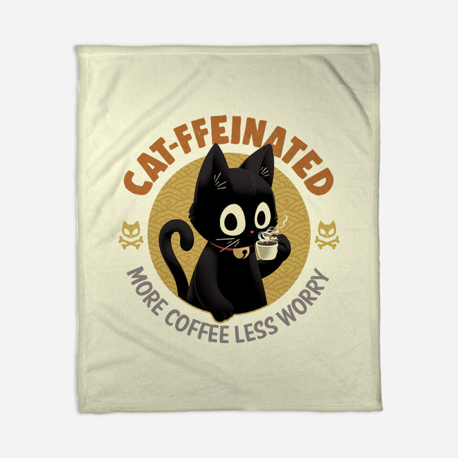 More Coffees Less Worry-None-Fleece-Blanket-Angoes25
