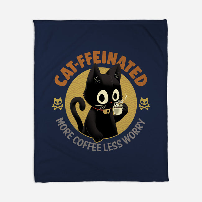 More Coffees Less Worry-None-Fleece-Blanket-Angoes25