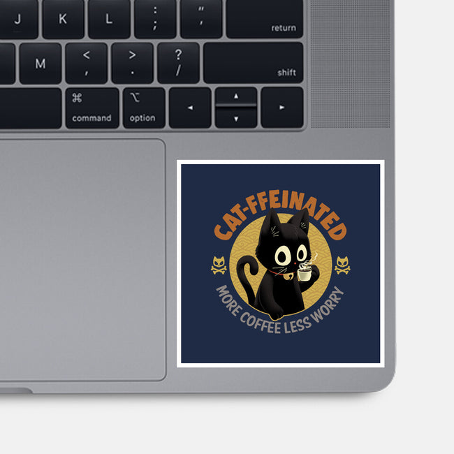More Coffees Less Worry-None-Glossy-Sticker-Angoes25