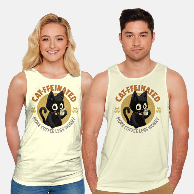 More Coffees Less Worry-Unisex-Basic-Tank-Angoes25