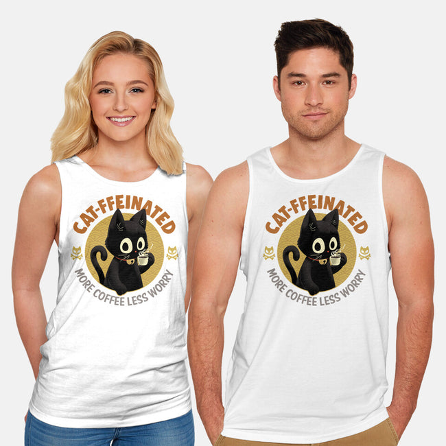 More Coffees Less Worry-Unisex-Basic-Tank-Angoes25