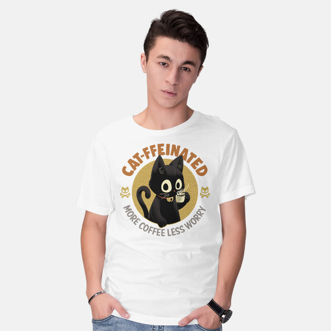 More Coffees Less Worry-Mens-Basic-Tee-Angoes25