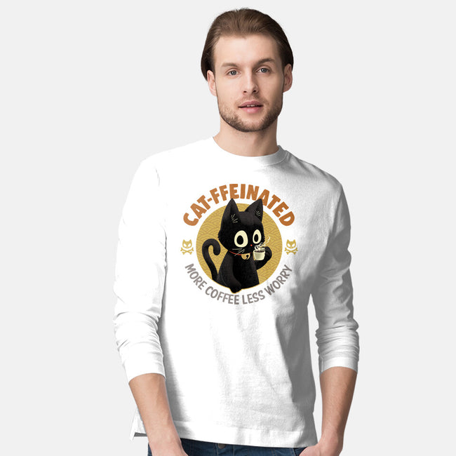 More Coffees Less Worry-Mens-Long Sleeved-Tee-Angoes25