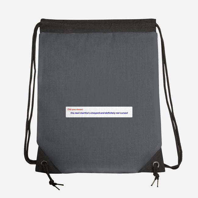 Did You Mean-None-Drawstring-Bag-rocketman_art