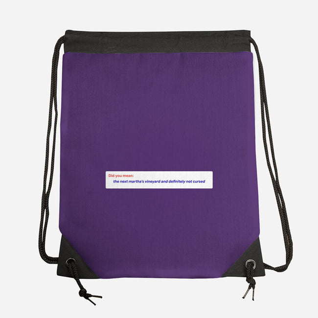 Did You Mean-None-Drawstring-Bag-rocketman_art