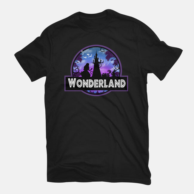 Visit Wonderland Park-Womens-Fitted-Tee-dandingeroz