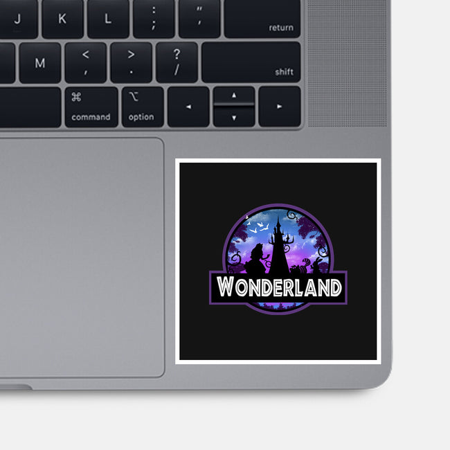 Visit Wonderland Park-None-Glossy-Sticker-dandingeroz