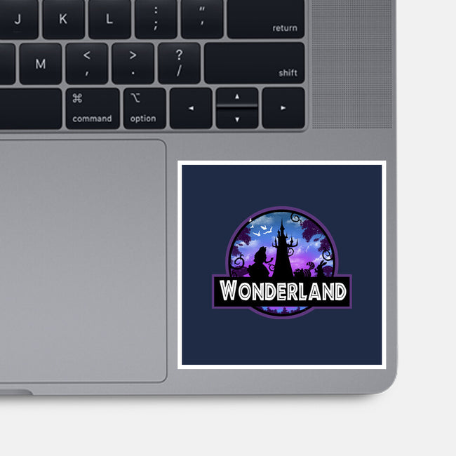 Visit Wonderland Park-None-Glossy-Sticker-dandingeroz