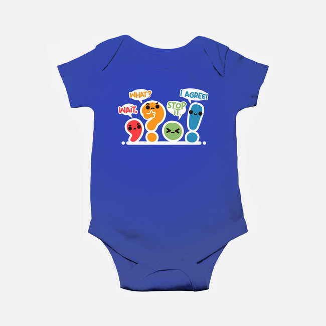 Punctuation Squad-Baby-Basic-Onesie-NemiMakeit