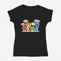 Punctuation Squad-Womens-V-Neck-Tee-NemiMakeit