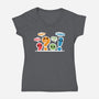 Punctuation Squad-Womens-V-Neck-Tee-NemiMakeit