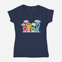 Punctuation Squad-Womens-V-Neck-Tee-NemiMakeit