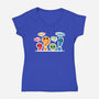 Punctuation Squad-Womens-V-Neck-Tee-NemiMakeit
