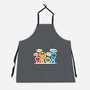 Punctuation Squad-Unisex-Kitchen-Apron-NemiMakeit