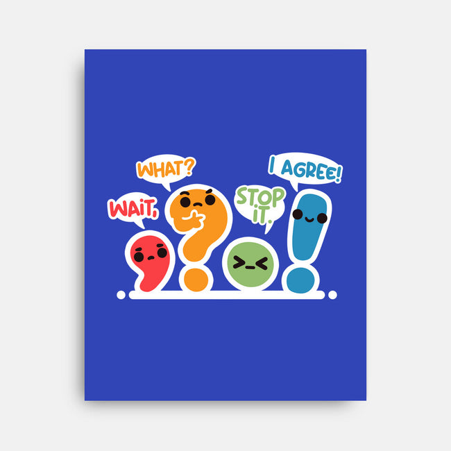 Punctuation Squad-None-Stretched-Canvas-NemiMakeit