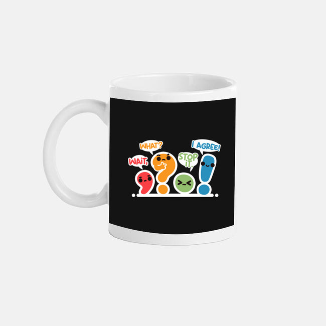 Punctuation Squad-None-Mug-Drinkware-NemiMakeit