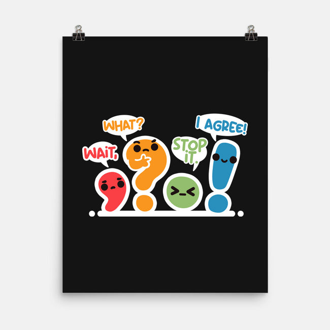 Punctuation Squad-None-Matte-Poster-NemiMakeit