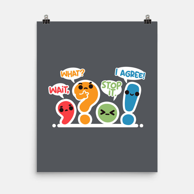 Punctuation Squad-None-Matte-Poster-NemiMakeit