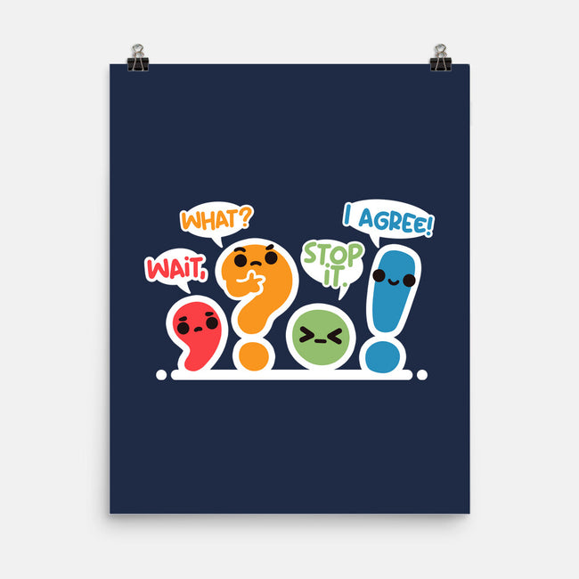 Punctuation Squad-None-Matte-Poster-NemiMakeit