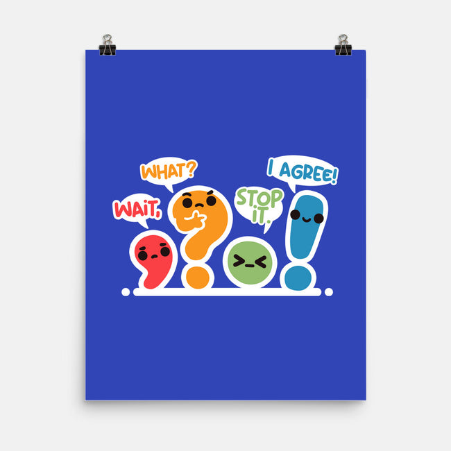 Punctuation Squad-None-Matte-Poster-NemiMakeit