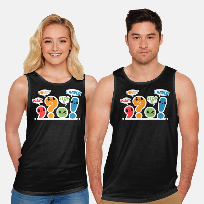 Punctuation Squad-Unisex-Basic-Tank-NemiMakeit